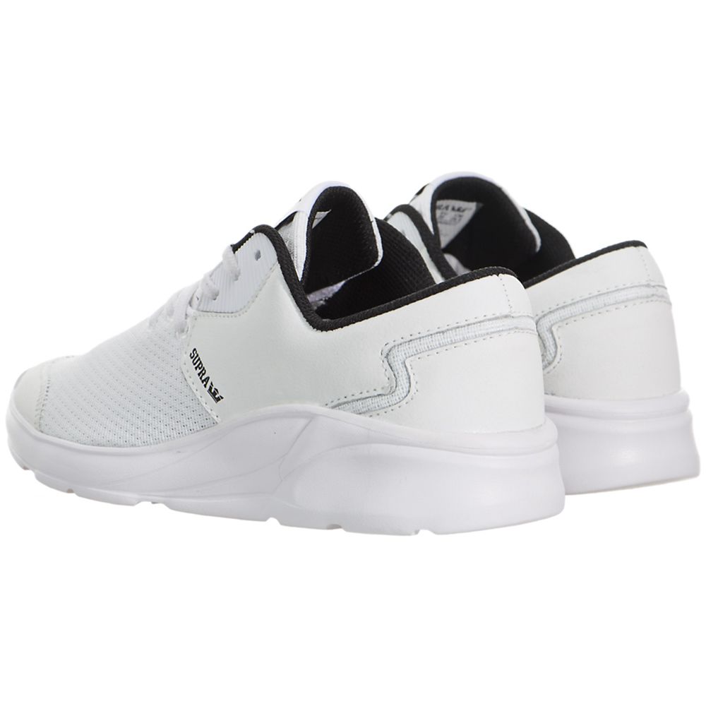 Chaussures Running Supra Noiz Blanche White/White Femme | CID-50202489